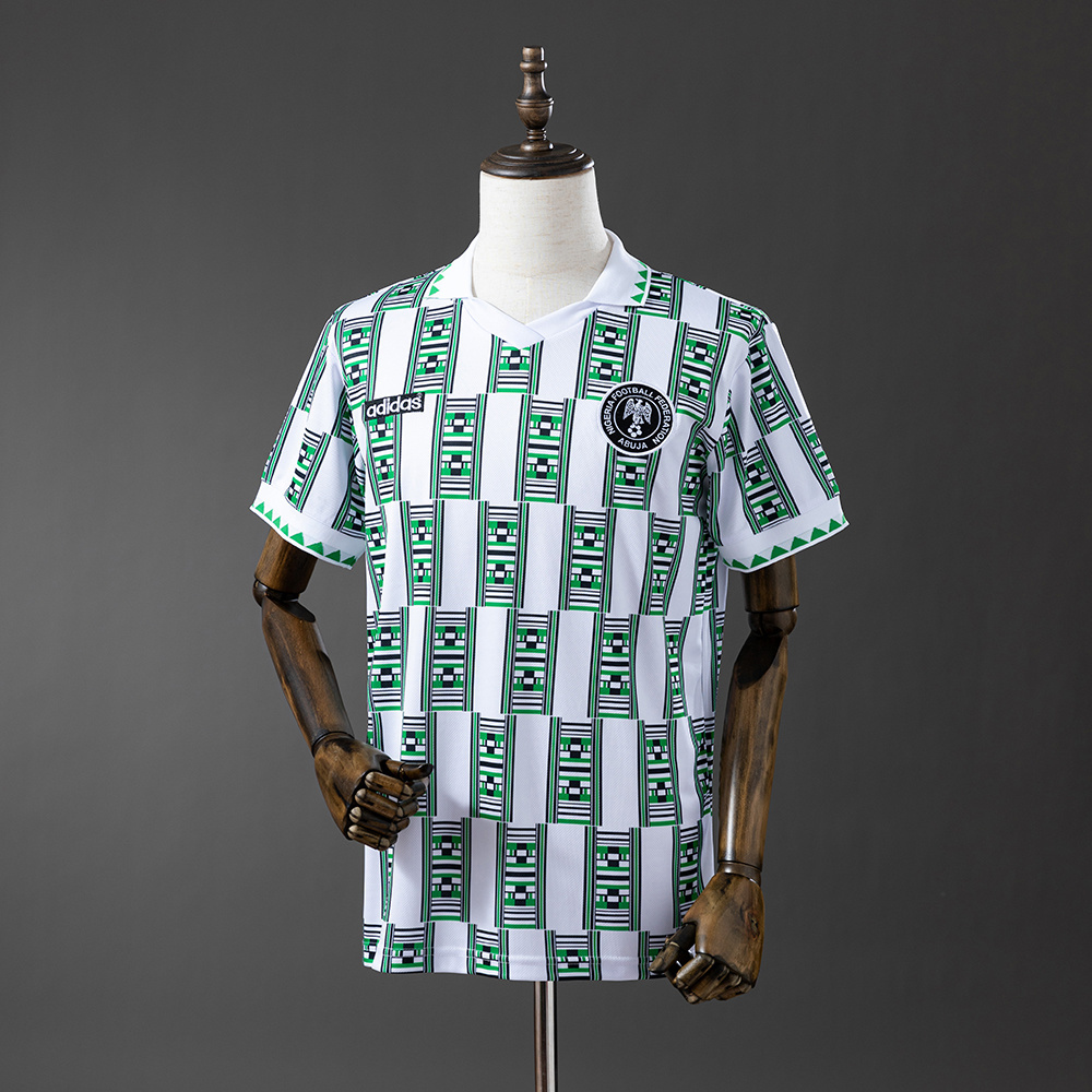 Nigeria 1994 Away Retro Jersey – Vintage Replica Football Soccer Shirt – S–XXL