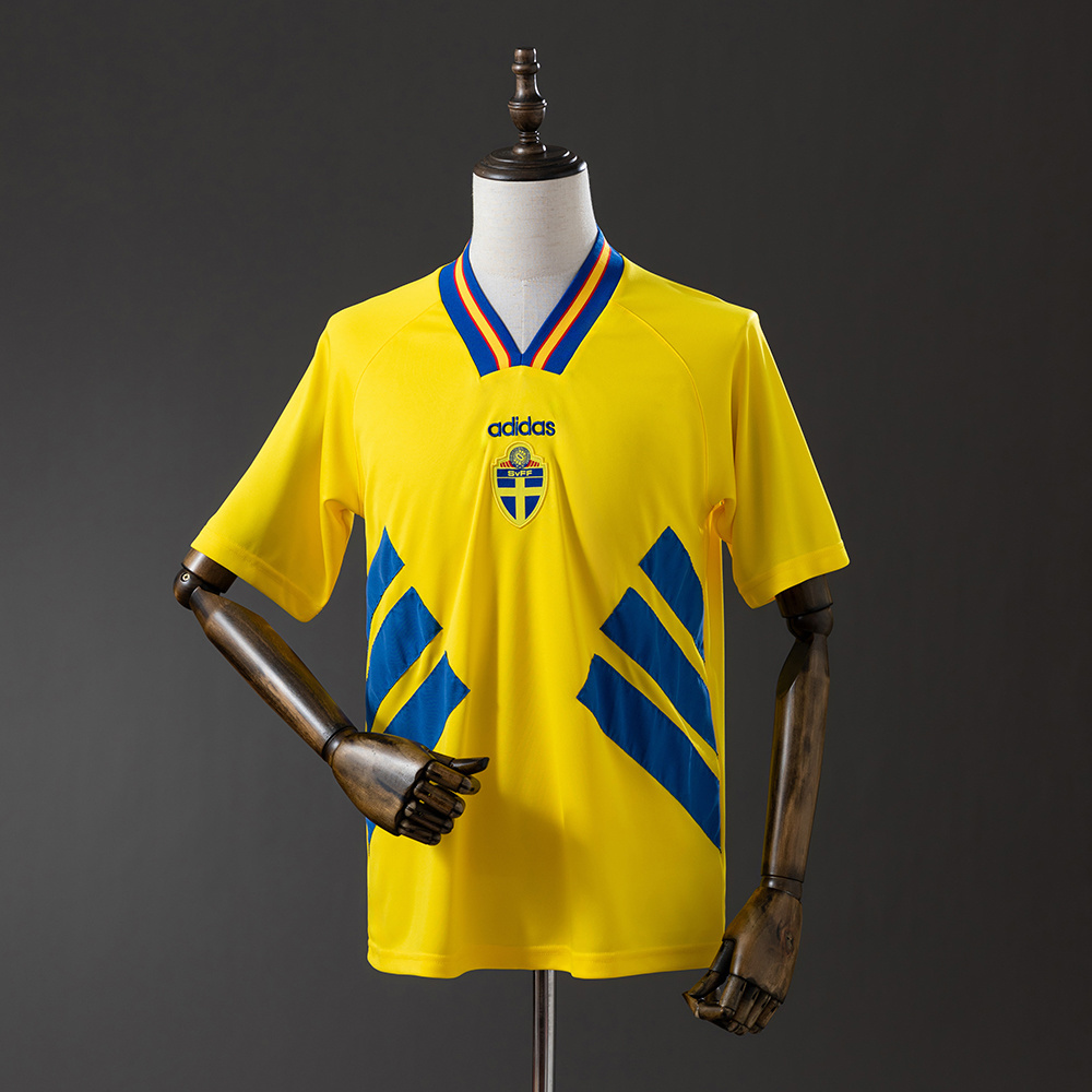 Sweden 1994 Home Retro Jersey – Vintage Replica Football Soccer Shirt – S–XXL
