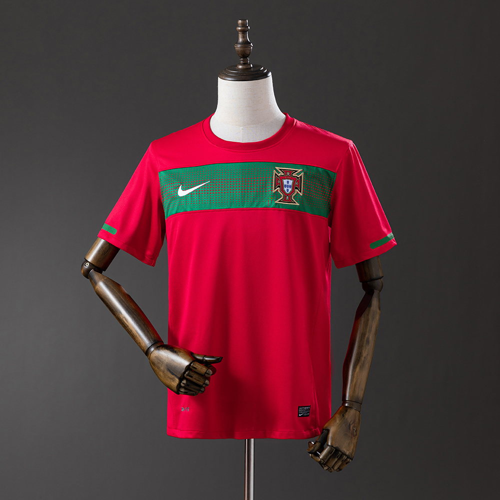 Portugal 2010 Home Retro Jersey – Vintage Replica Football Soccer Shirt – S–XXL