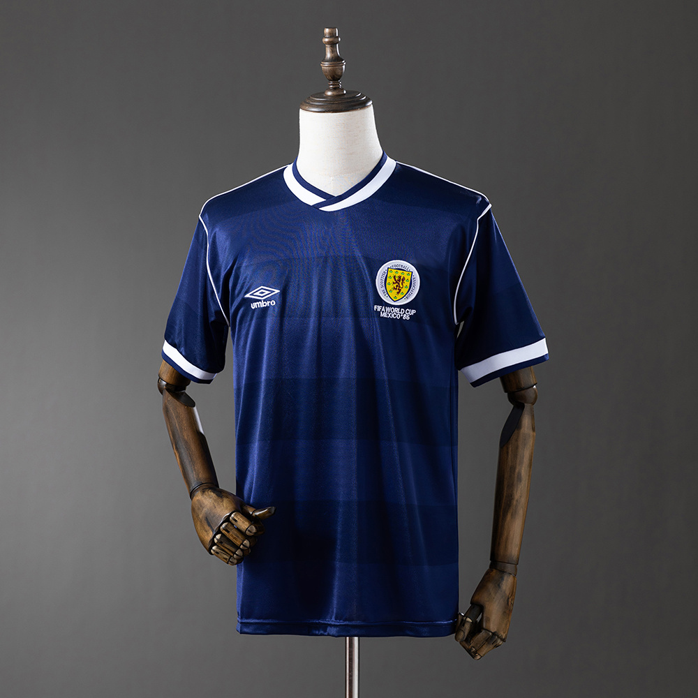 Scotland 1987/88 Home Retro Jersey – Vintage Replica Football Soccer Shirt – S–XXL