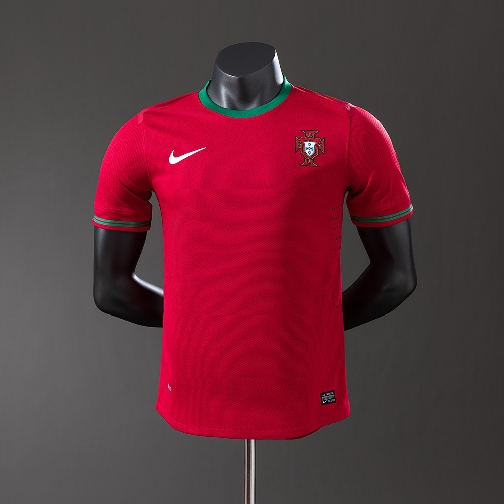 Portugal 2012 Home Player Version Retro Jersey – Vintage Replica Football Soccer Shirt – S–3XL