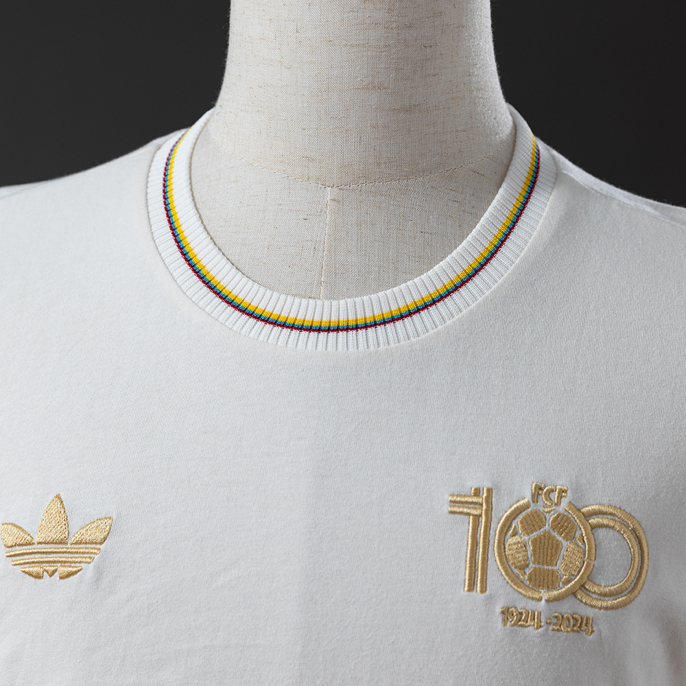 COLOMBIA FCF adidas Chalk White T-Shirt – Replica National Team Wear – S–3XL