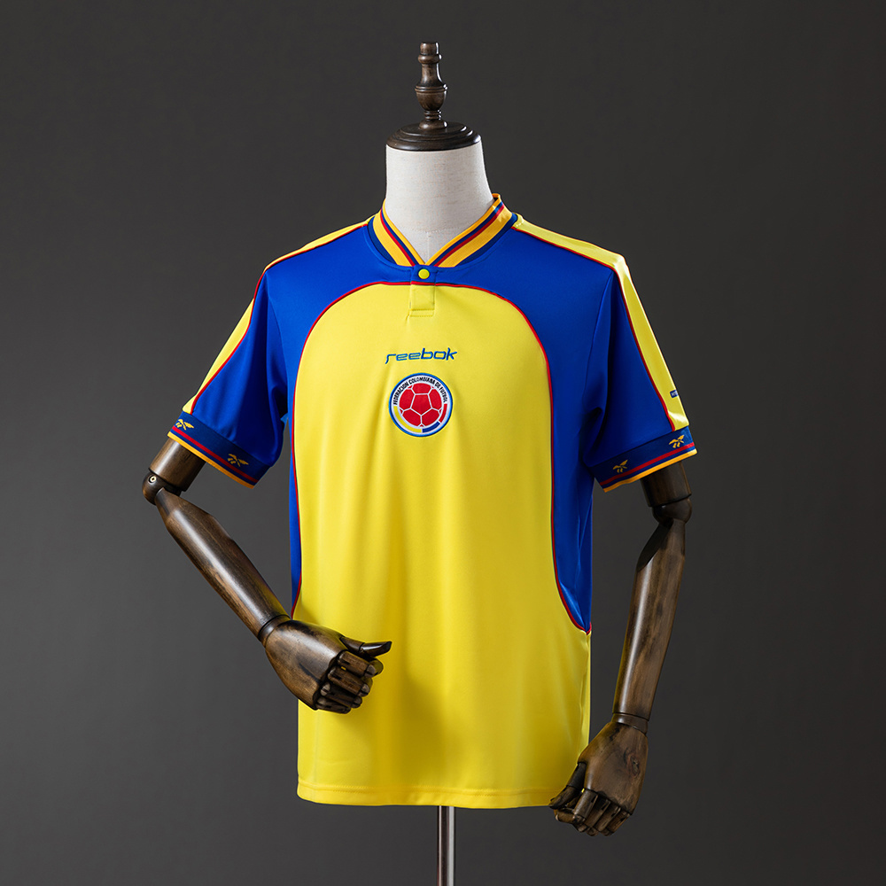 Colombia 2001 Home Retro Jersey – Vintage Replica Football Soccer Shirt – S–XXL