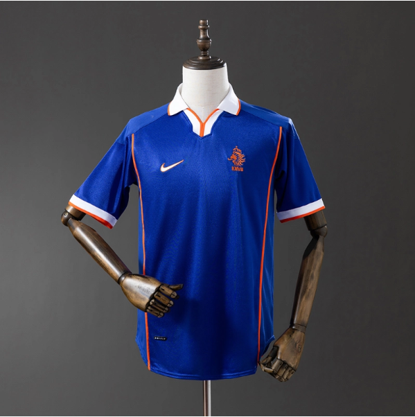 Netherlands 1998 Away Retro Jersey – Vintage Replica Football Soccer Shirt – S–XXL