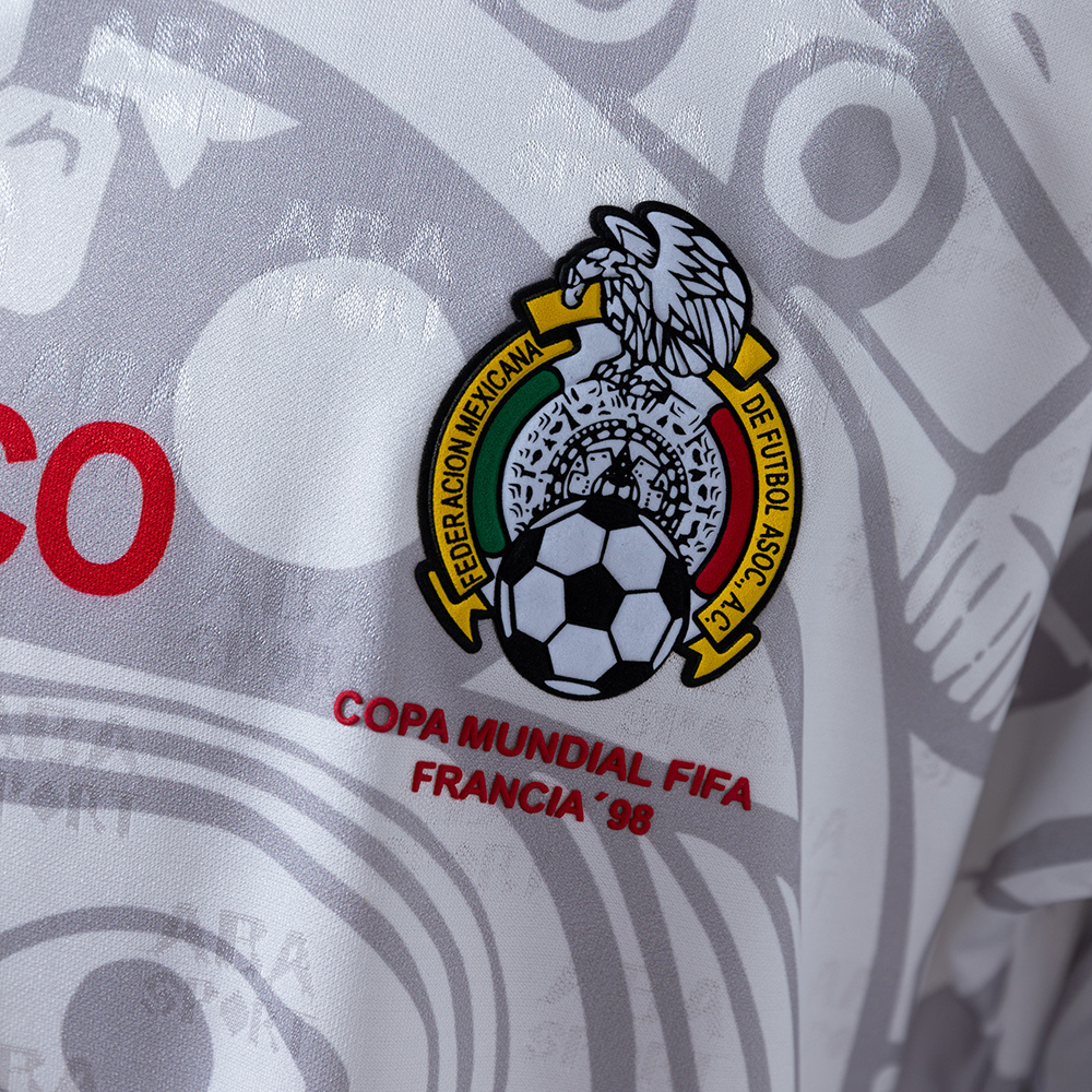 Mexico 1998 Away Retro Jersey – Vintage Replica Football Soccer Shirt – S–XXL