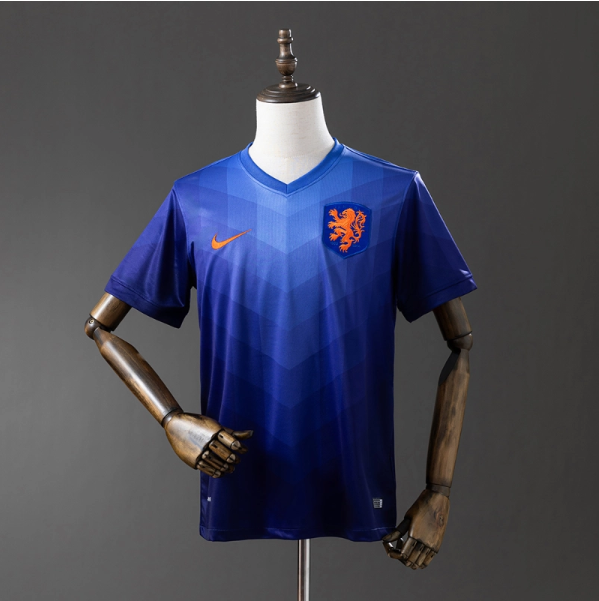 Netherlands 2014 Away Retro Jersey – Vintage Replica Football Soccer Shirt – S–XXL