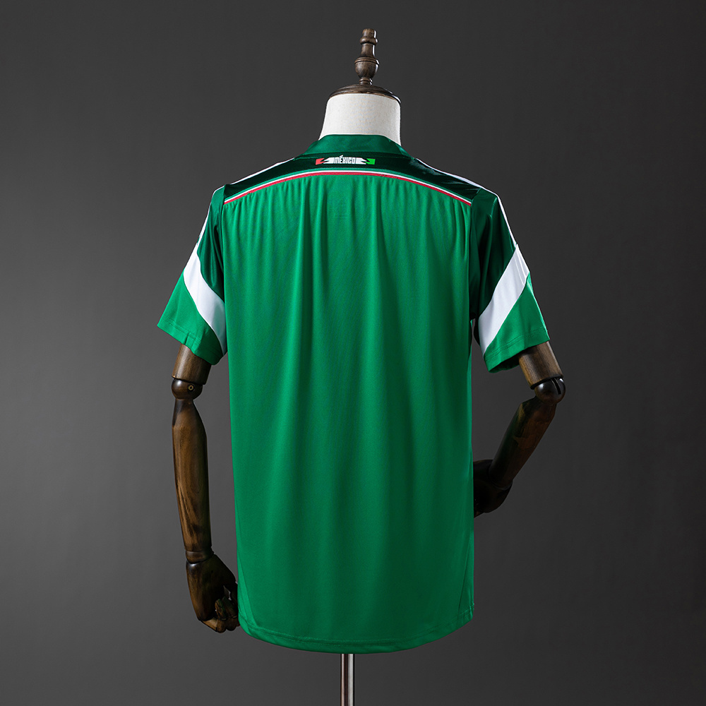 Mexico 2014 Home Retro Jersey – Vintage Replica Football Soccer Shirt – S–XXL