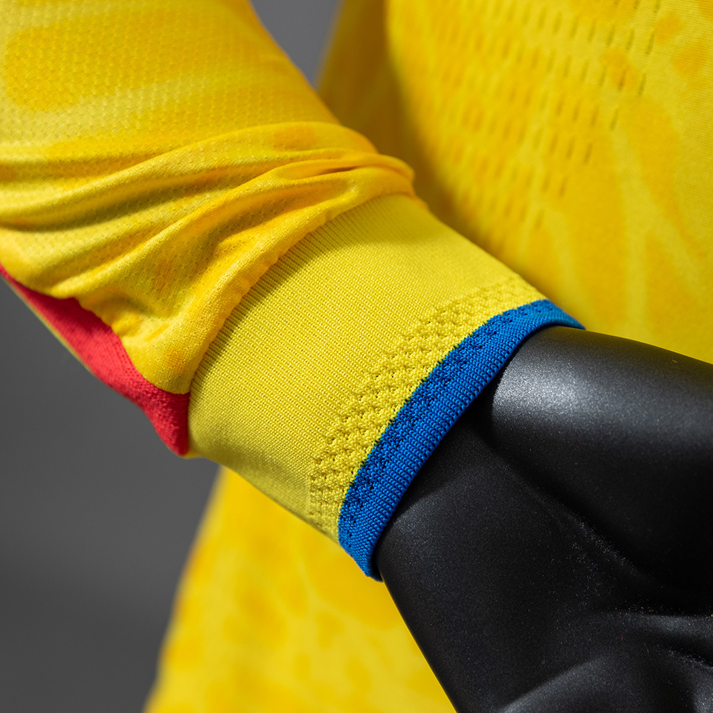 Colombia 2026 Home Long Sleeve Player Version Jersey – Replica Football Soccer Shirt – S–4XL