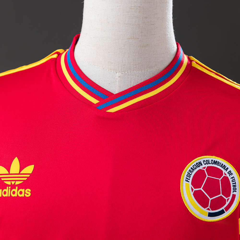Colombia 1990 Away Retro Jersey – Vintage Replica Football Soccer Shirt – S–XXL