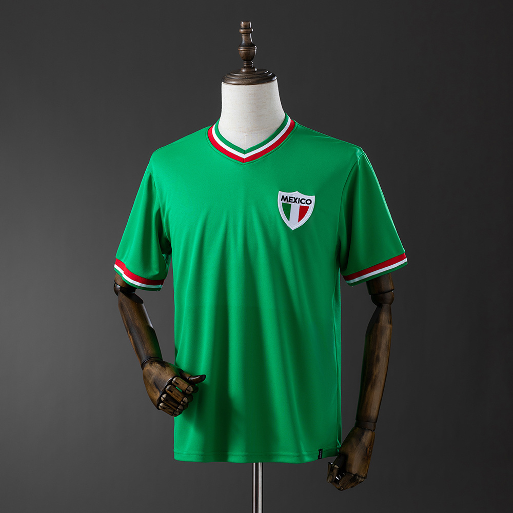 Mexico 1970 Home Retro Jersey – Vintage Replica Football Soccer Shirt – S–XXL