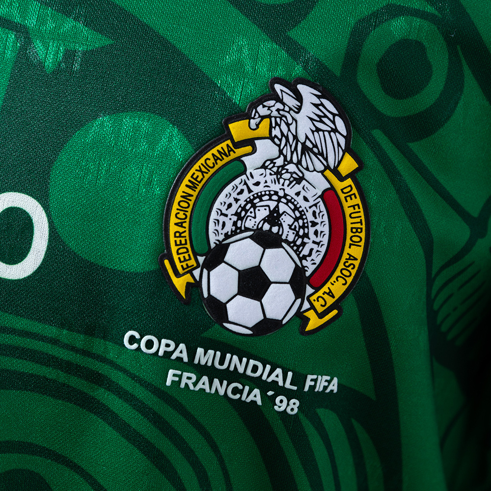 Mexico 1998 Home Retro Jersey – Vintage Replica Football Soccer Shirt – S–XXL
