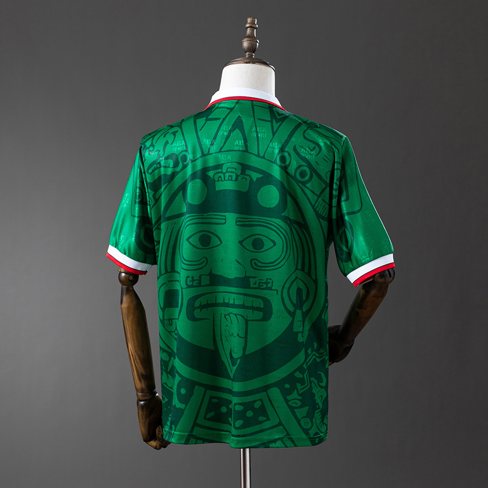 Mexico 1998 Home Retro Jersey – Vintage Replica Football Soccer Shirt – S–XXL