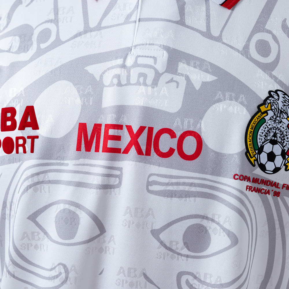 Mexico 1998 Away Retro Jersey – Vintage Replica Football Soccer Shirt – S–XXL