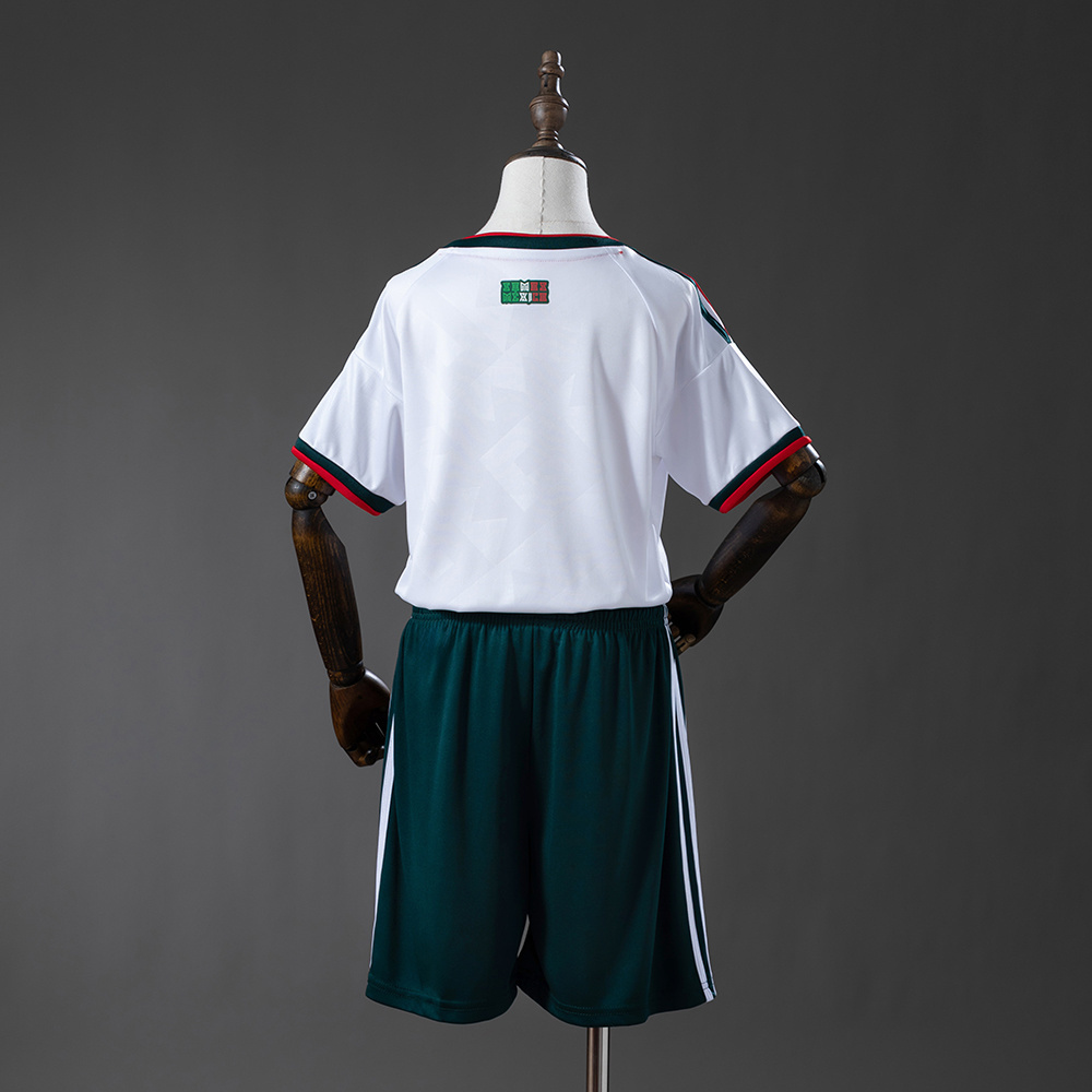 Mexico 2026 Away Kids Kit Jersey – Replica Football Soccer Outfit – Size 16–28