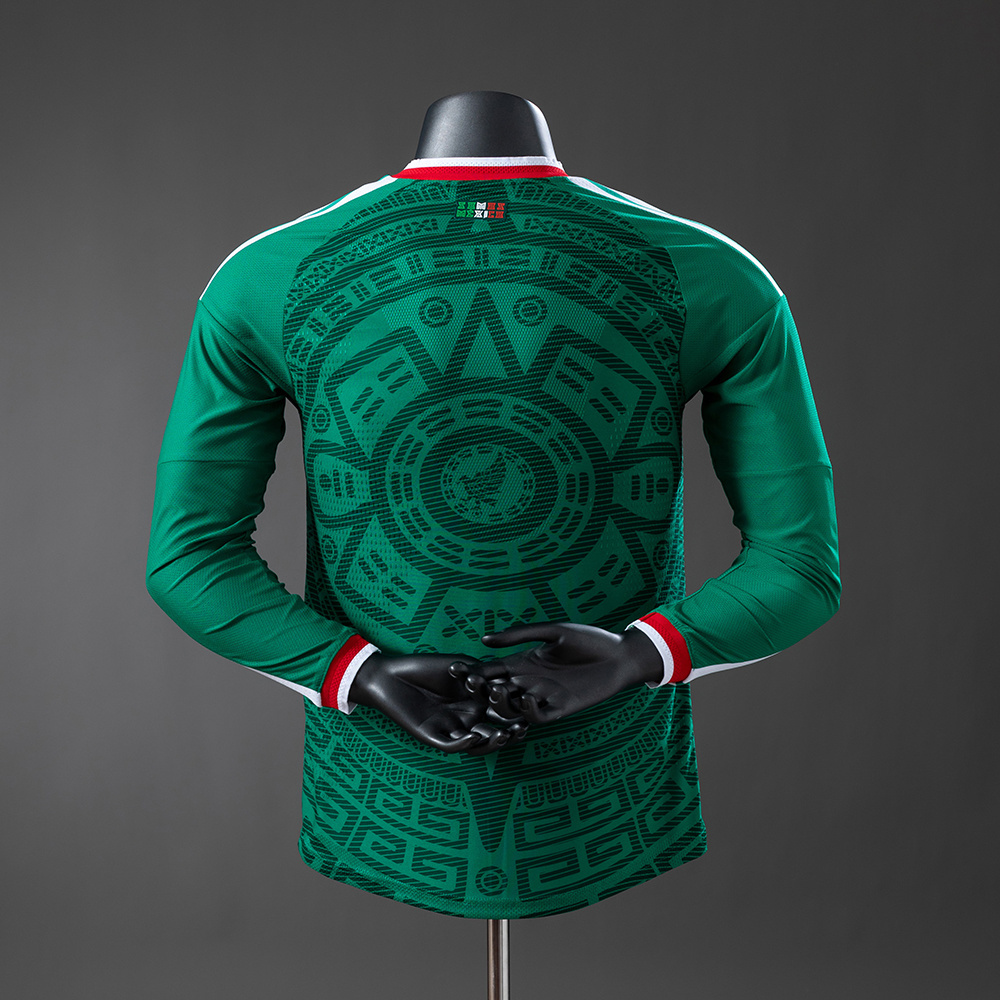 Mexico 2026 Home Long Sleeve Player Version Jersey – Replica Football Shirt – S–4XL