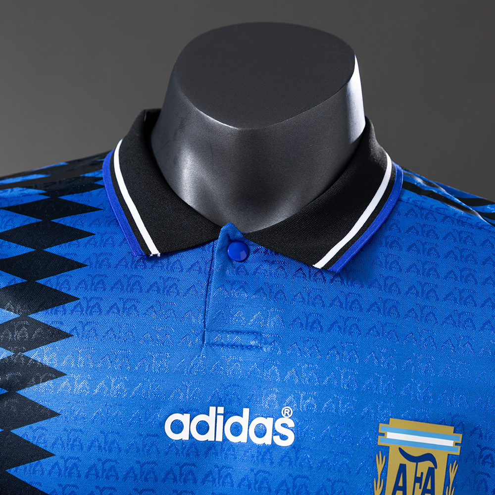 Argentina 1994 Away Player Version Jersey – Retro Replica Football Shirt – S–3XL
