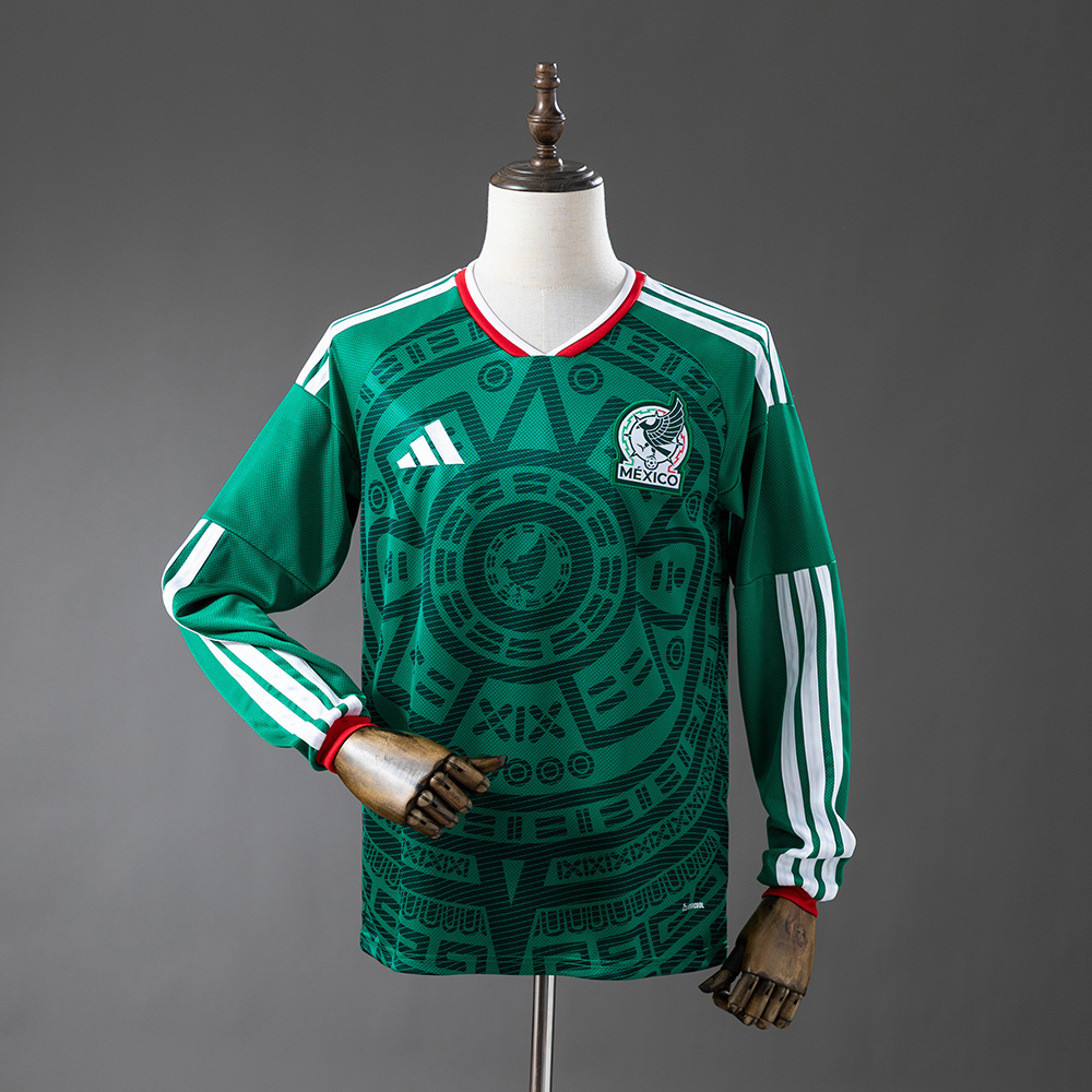 Mexico 2026 Home Long Sleeve Jersey – Replica Football Shirt – S–4XL