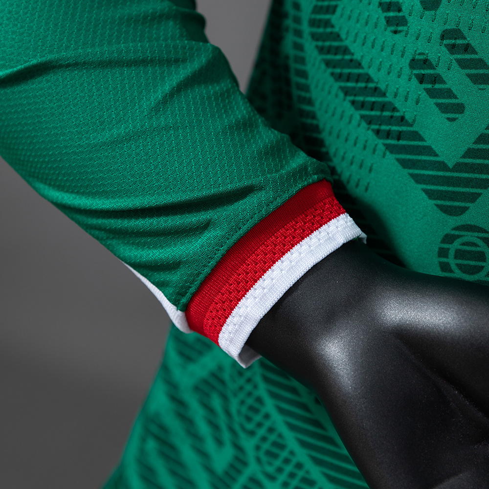 Mexico 2026 Home Long Sleeve Player Version Jersey – Replica Football Shirt – S–4XL