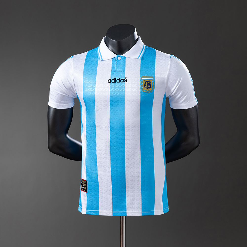 Argentina 1994 Home Player Version Jersey – Retro Replica Football Shirt – S–3XL