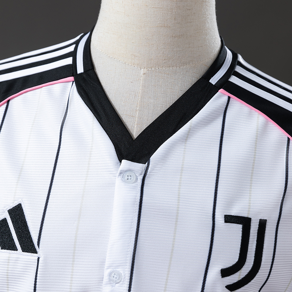 Juventus 25/26 US Pack Full-Button Baseball Jersey – White Replica Shirt