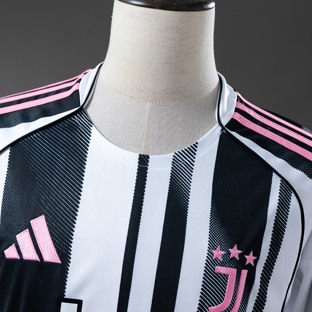 Juventus 25/26 Home Long Sleeve Jersey – Replica Football Shirt – S–4XL