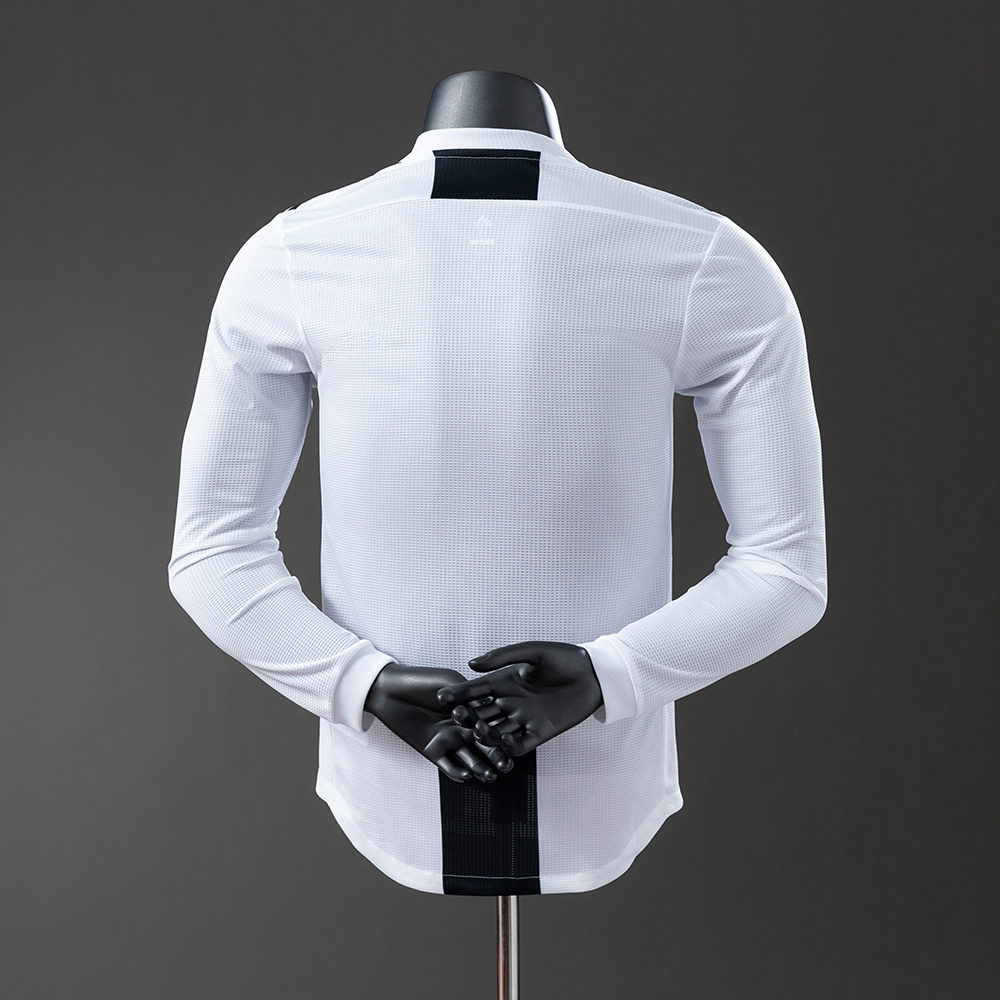 Juventus 2018/19 Home Long Sleeve Player Version Retro Jersey – Replica Football Shirt – S-3XL