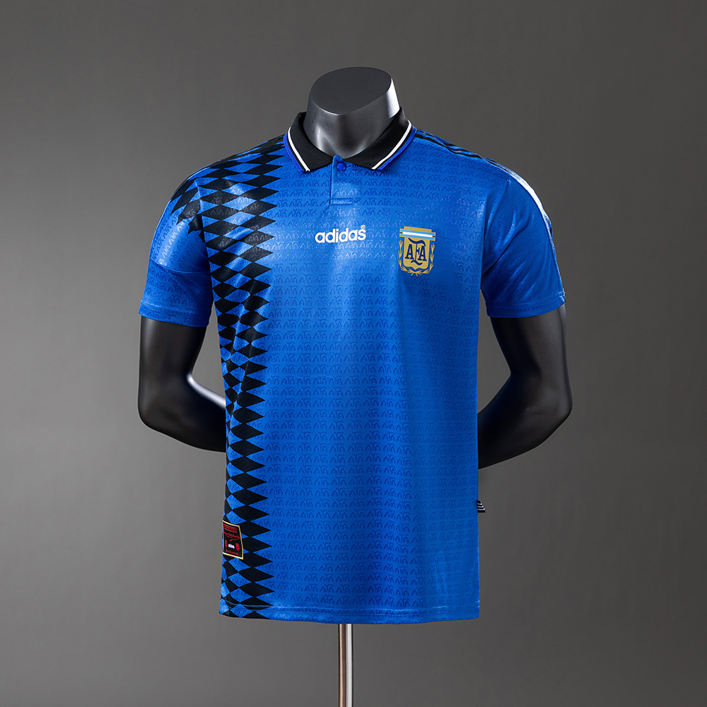 Argentina 1994 Away Player Version Jersey – Retro Replica Football Shirt – S–3XL