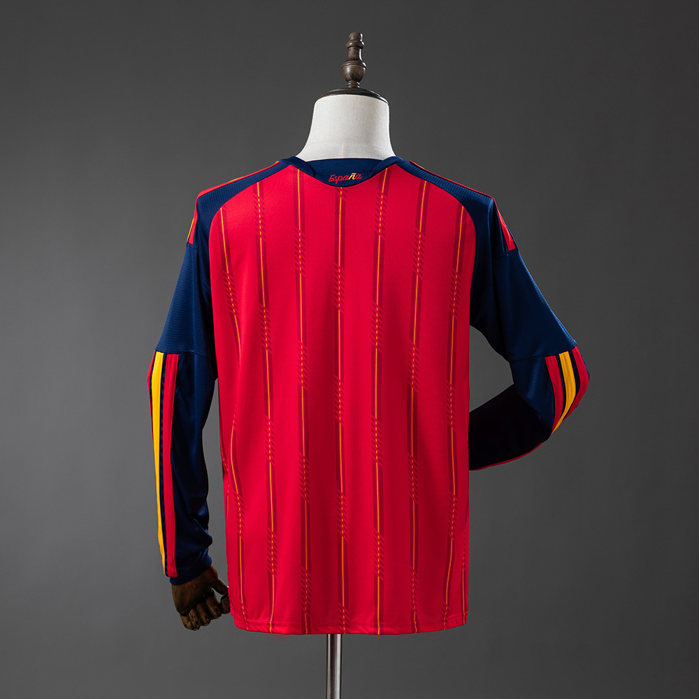 Spain 2026 Home Long Sleeve Jersey – Replica Football Shirt – S–4XL