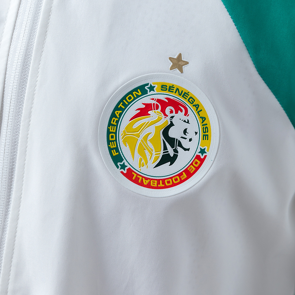 Senegal 2026 Pre-match Training Windbreaker – White Replica Football Jacket – S–XXL