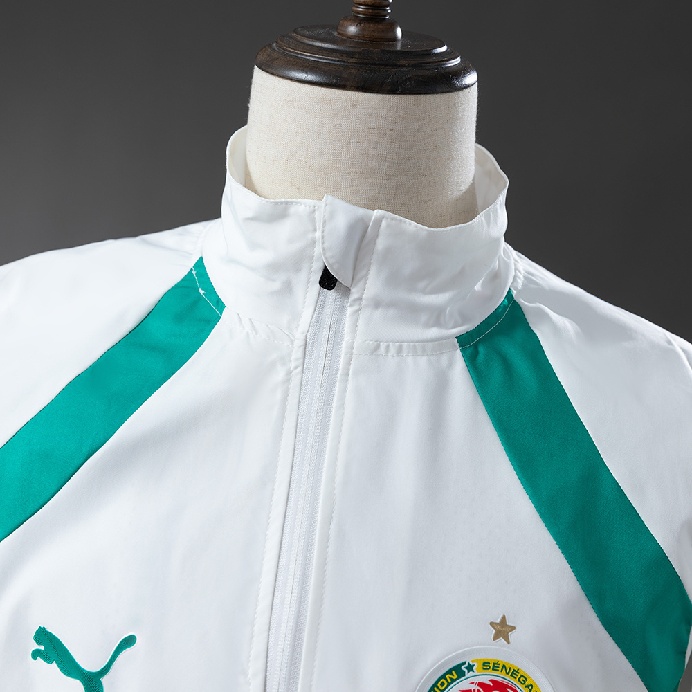 Senegal 2026 Pre-match Training Windbreaker – White Replica Football Jacket – S–XXL