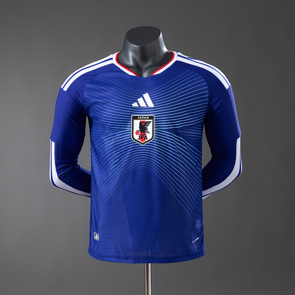 Japan 2026 Home Long Sleeve Player Version Jersey – Replica Football Shirt – S–3XL