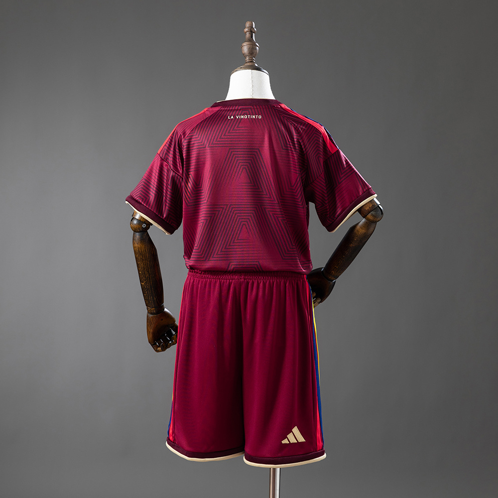 Venezuela 2026 Home Kids Kit Jersey – Replica Football Kit – Size 16–28