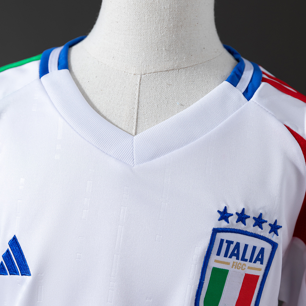 Italy 2024/25 Away Kids Kit Jersey – Replica Football Soccer Set – Size 16–28