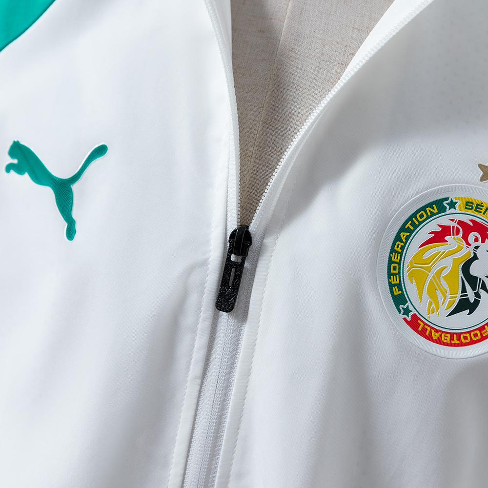 Senegal 2026 Pre-match Training Windbreaker – White Replica Football Jacket – S–XXL