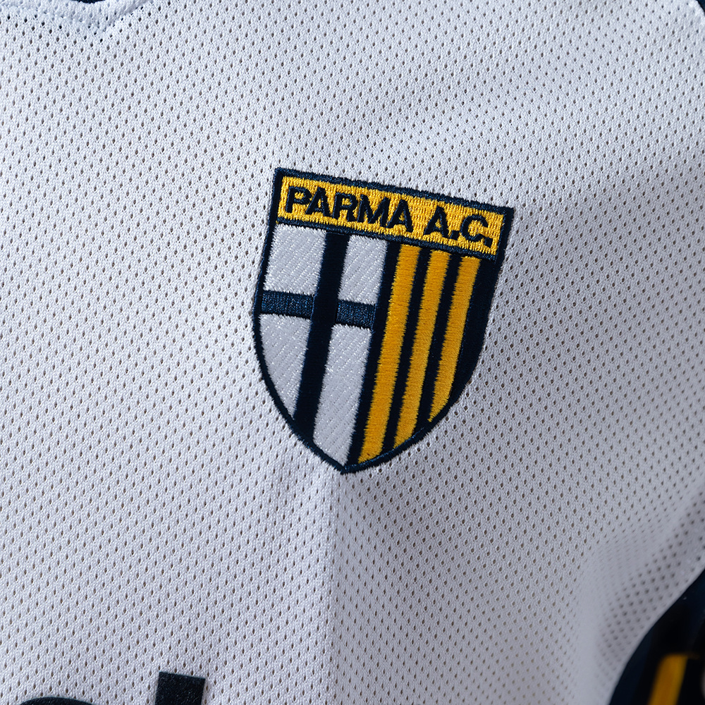 Parma Calcio 2003/04 Away Retro Jersey – Vintage Replica Football Soccer Shirt – S–2XL