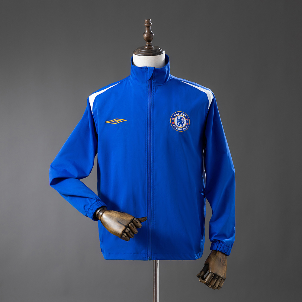 Chelsea 2005/06 Retro Windbreaker Blue – Classic Football Jacket – S–XXL