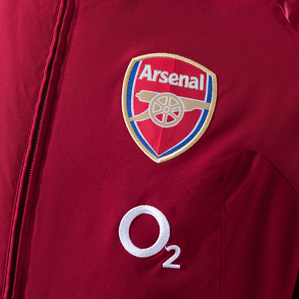 Arsenal 2005/06 Retro Windbreaker – Burgundy Football Jacket – S–XXL