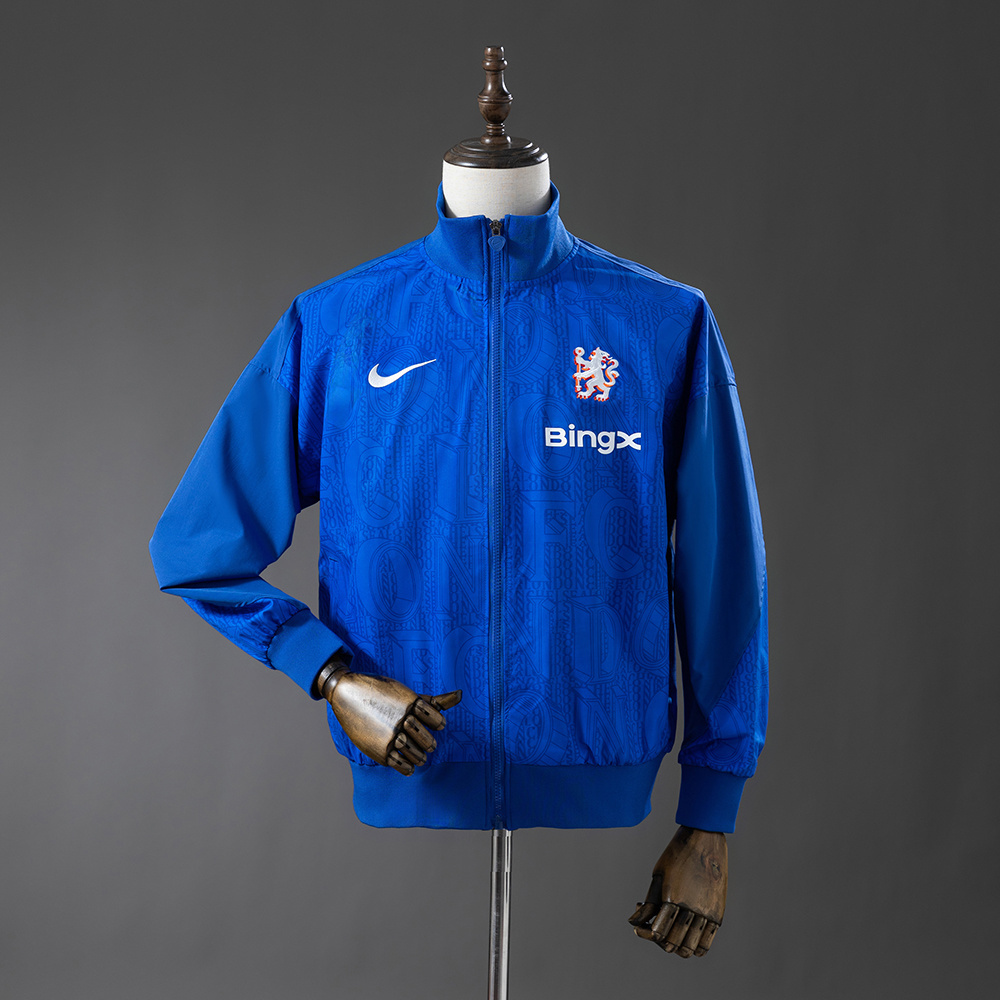 Chelsea Windbreaker Blue – Football Training Jacket – S-XXL