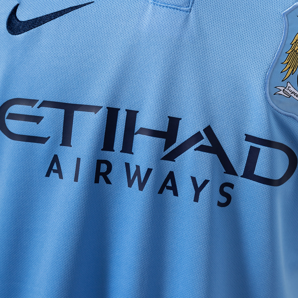 Manchester City 2015/16 Home Retro Jersey – Classic Replica Football Shirt – S-XXL