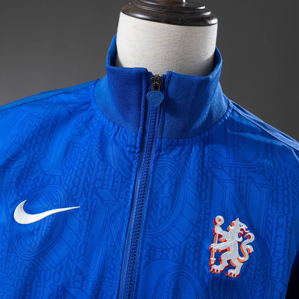 Chelsea Windbreaker Blue – Football Training Jacket – S-XXL