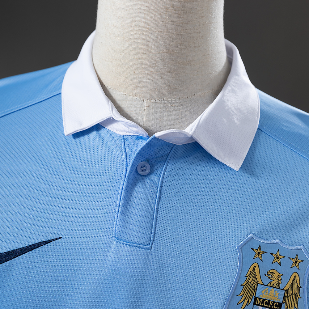 Manchester City 2015/16 Home Retro Jersey – Classic Replica Football Shirt – S-XXL