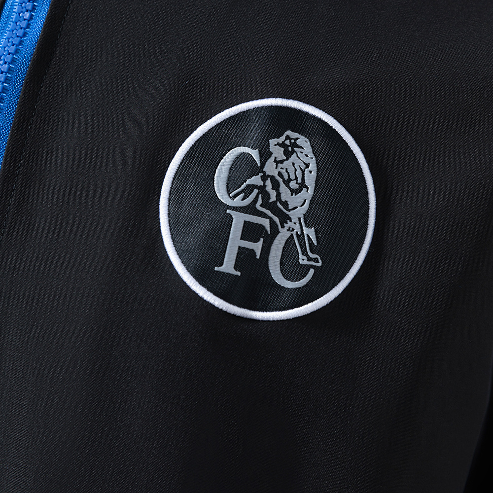 Chelsea Windbreaker Black – Replica Football Jacket – S–XXL