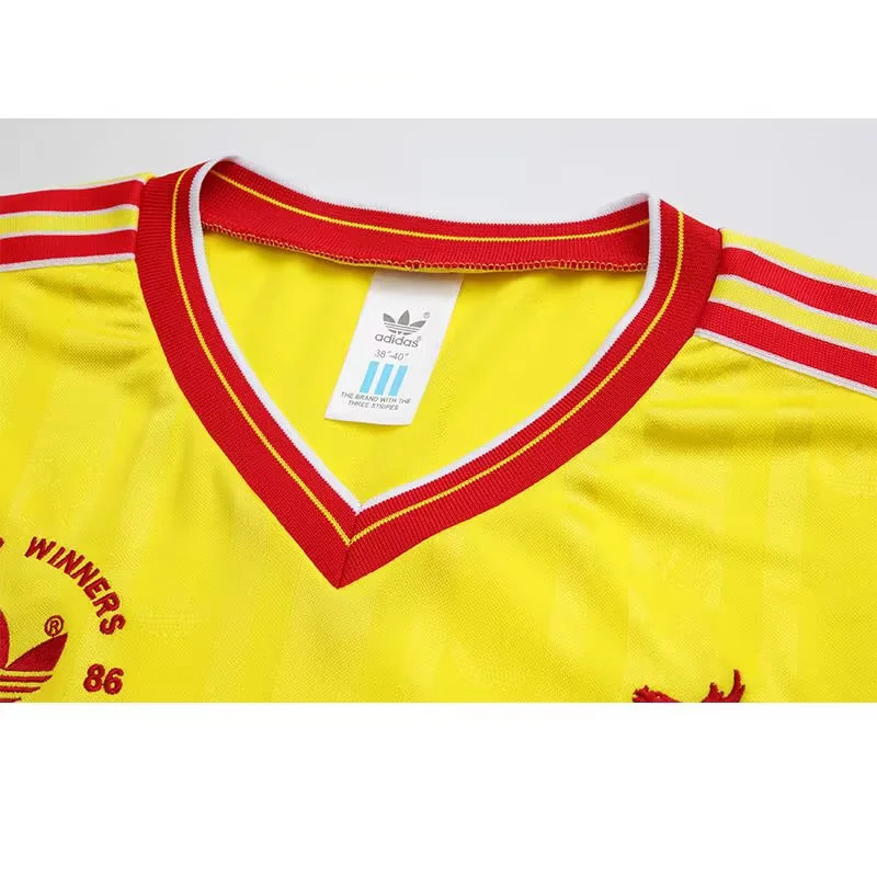 Retro Liverpool 85/87 Long Sleeve Third Away Jersey – Replica Football Shirt – S-XXL