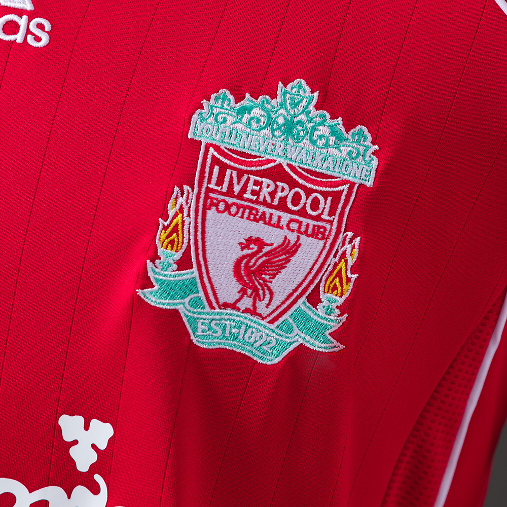 Liverpool 2006/08 Home Long Sleeve Retro Jersey – Replica Football Shirt – S-XXL