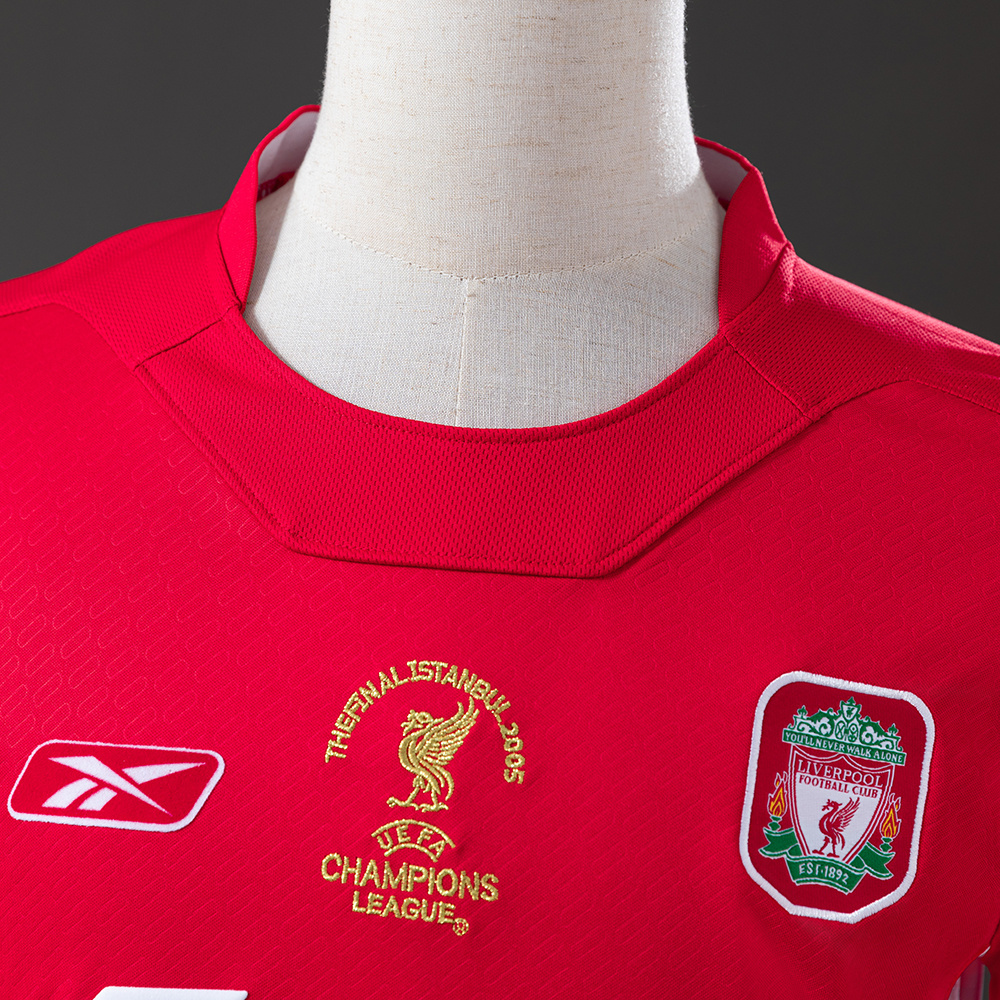 Liverpool 2004/05 Home Long Sleeve Retro Jersey – Replica Football Shirt – S-XXL