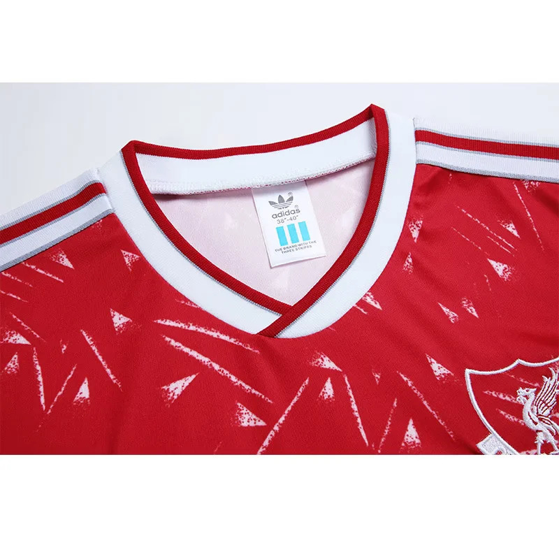 Retro Liverpool 89/91 Long Sleeve Home Jersey – Replica Football Shirt – S-XXL