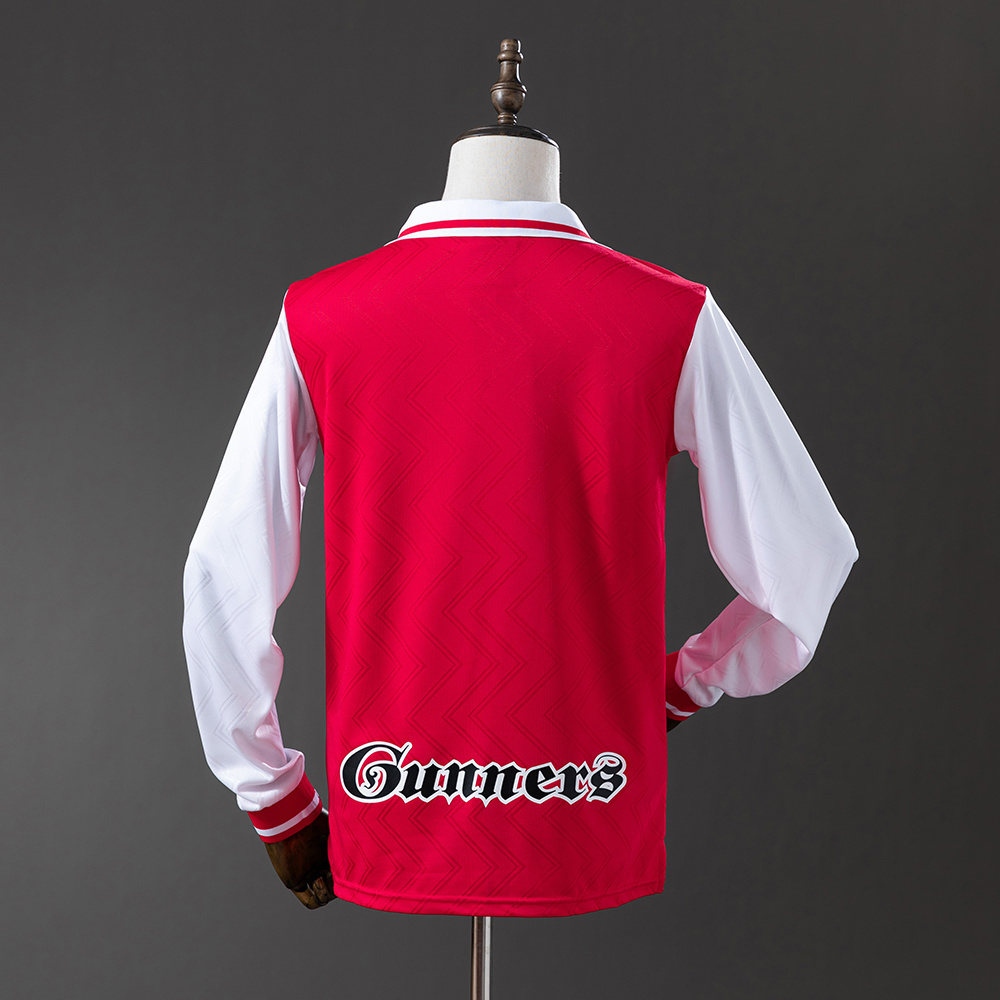 Arsenal 1996/97 Home Long Sleeve Retro Jersey – Replica Football Shirt – S-XXL