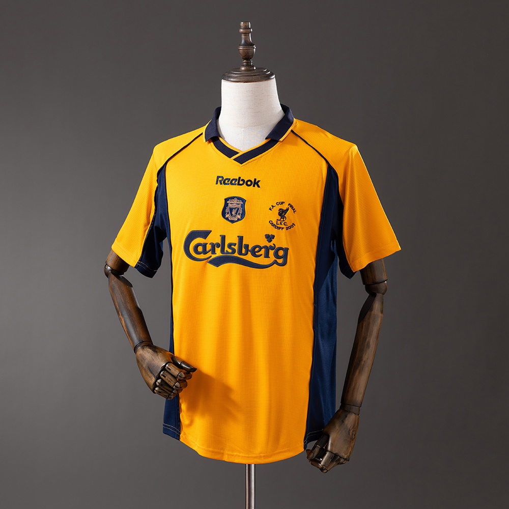 Liverpool 2000/01 Away Retro Jersey – Replica Football Shirt – S-XXL