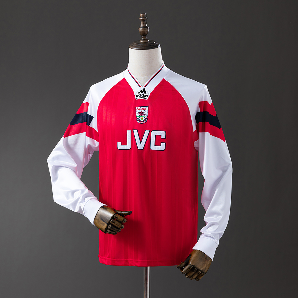 Arsenal 1992/94 Home Long Sleeve Retro Jersey – Replica Football Shirt – S-XXL