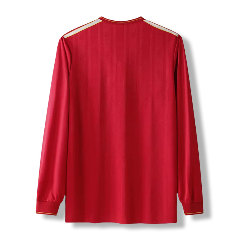 Retro Liverpool 86/87 Long Sleeve Home Jersey – Replica Football Shirt – S-XXL